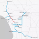 Map of planned underground system